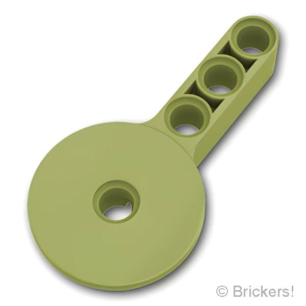 LEGOR パーツ 6027698 テクニック ローテーションジョイント ディスク - ラージピン / 3Lリフトアーム：[Olive Green / オリーブグリーン] 44225-155 の商品ページ｜レゴRパーツ バラ売りのブリッカーズ