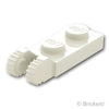 ヒンジ プレート 1 x 2 - 垂直キャッチ エンド：[White / ホワイト]