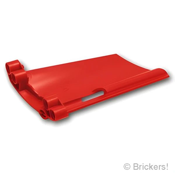 LEGOR パーツ 4205036/4277117 テクニック パネル フェアリング #20 - ラージロング A：[Red / レッド] 44350-021 の商品ページ｜レゴRパーツ バラ売りのブリッカーズ