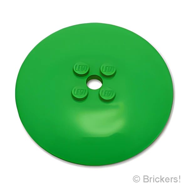 LEGOR パーツ 6117758/6447006 ディッシュ 6 x 6 - 48mm：[Bt,Green / ブライトグリーン] 44375b-037 の商品ページ｜レゴRパーツ バラ売りのブリッカーズ