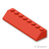 スロープ 45° 2 x 8：[Red / レッド]
