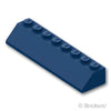 スロープ 45° 2 x 8：[Dark Blue / ダークブルー]