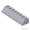 スロープ 45° 2 x 8：[Light Bluish Gray / グレー]