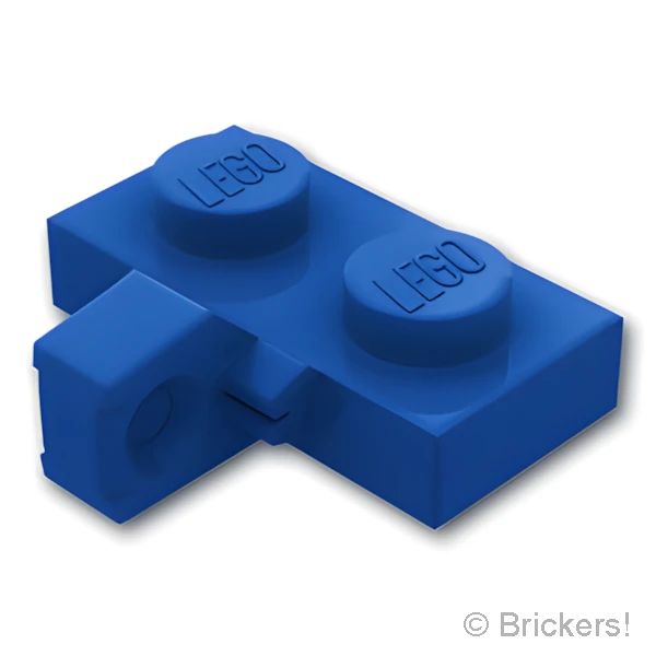 LEGOR パーツ - ヒンジ プレート 1 x 2 - 垂直ロッキング サイド：[Blue / ブルー] 44567-023 の商品ページ｜レゴRパーツ バラ売りのブリッカーズ