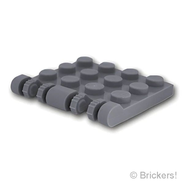 LEGOR パーツ 4194562/4512209/4552248/6266281 ヒンジ プレート 3 x 4 - キャッチ / 2フィンガー：[Dark Bluish Gray / ダークグレー] 44570-199 の商品ページ｜レゴRパーツ バラ売りのブリッカーズ