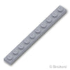 プレート 1 x 10：[Light Bluish Gray / グレー]