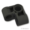 テクニック ピンコネクター 垂直 - 2 x 2 ベント：[Black / ブラック]