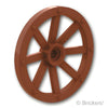 ホイール 荷車 - 33mm / ピンホール：[Reddish Brown / ブラウン]