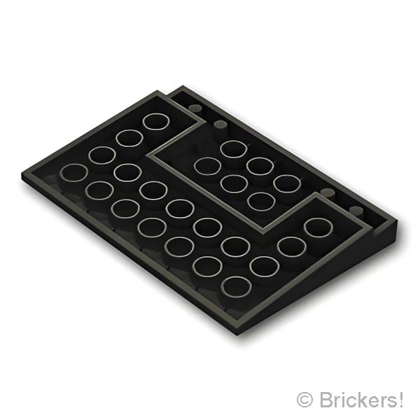 LEGOR パーツ 4161067/451526/6440324 スロープ 10° 6 x 8：[Black / ブラック] 4515-026 の商品ページ｜レゴRパーツ バラ売りのブリッカーズ