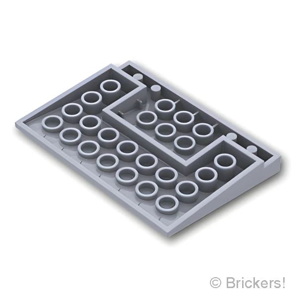 LEGO® パーツ 4211819/6440325 スロープ 10° 6 x 8：[Light Bluish Gray / グレー] 4515-194 の商品ページ｜レゴRパーツ バラ売りのブリッカーズ
