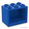 コンテナ 食器棚 2 x 3 x 2：[Blue / ブルー]