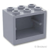 コンテナ 食器棚 2 x 3 x 2：[Light Bluish Gray / グレー]