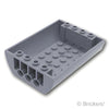 スロープ インバート カーブ ダブル 6 x 8 x 2：[Light Bluish Gray / グレー]