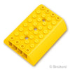 スロープ カーブ ダブル 6 x 8 x 2：[Yellow / イエロー]