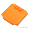 ウェッジ トリプル カーブ 4 x 4 x 2/3：[Orange / オレンジ]