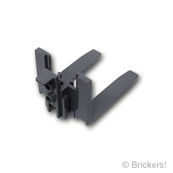 LEGO® パーツ 6035531/6058407 ビークル フォークリフト ワイドフォーク - ラバーベルトホルダー：[Dark Bluish Gray / ダークグレー] 45707b-199 の商品ページ｜レゴRパーツ バラ売りのブリッカーズ