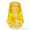 コーン 1 x 1：[Tr,Yellow / トランスイエロー]