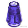 コーン 1 x 1：[Gli,Tr,Purple / グリッタートランスパープル]