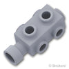 ブロック 1 x 2 x 2/3 - 4面スタッド：[Light Bluish Gray / グレー]