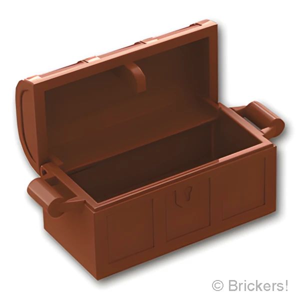 LEGOR パーツ - コンテナ 宝箱(4738 / 4739)：[Reddish Brown / ブラウン] 4738ac01-192 の商品ページ｜レゴRパーツ バラ売りのブリッカーズ