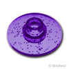 ディッシュ 2 x 2 - 16mm：[Gli,Tr,Purple / グリッタートランスパープル]