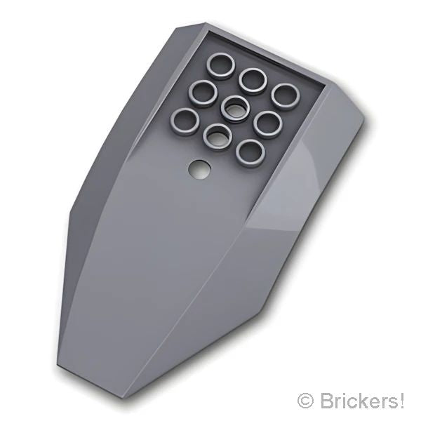 LEGOR パーツ 4212507/6065822/6467816 コックピット 6 x 10 x 2 - カーブ：[Dark Bluish Gray / ダークグレー] 47406-199 の商品ページ｜レゴRパーツ バラ売りのブリッカーズ