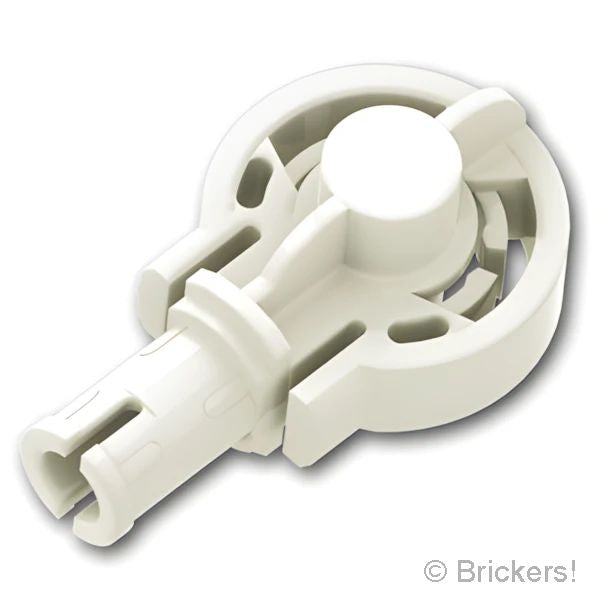 LEGOR パーツ 4220504/4298040/6352203 テクニック ローテーションジョイント ボール - フリクションピン：[White / ホワイト] 47455-001 の商品ページ｜レゴRパーツ バラ売りのブリッカーズ