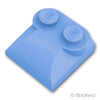 スロープ カーブ 2 x 2 x 2/3 - サイドカーブ：[Md,Blue / ミディアムブルー]