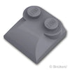 スロープ カーブ 2 x 2 x 2/3 - サイドカーブ：[Dark Bluish Gray / ダークグレー]