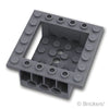 コックピット 6 x 6 x 2 - キャビンベース：[Dark Bluish Gray / ダークグレー]