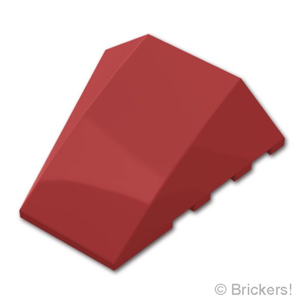 LEGO® パーツ 4252064/4543737/6030442/6173164/6390612 ウェッジ トリプル カーブ 4 x 4：[Dark Red / ダークレッド] 47753-154 