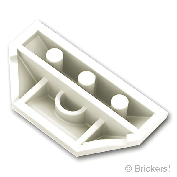 LEGOR パーツ 4622545/6160214 ウェッジ トリプル 2 x 4：[White / ホワイト] 47759-001 の商品ページ｜レゴRパーツ バラ売りのブリッカーズ