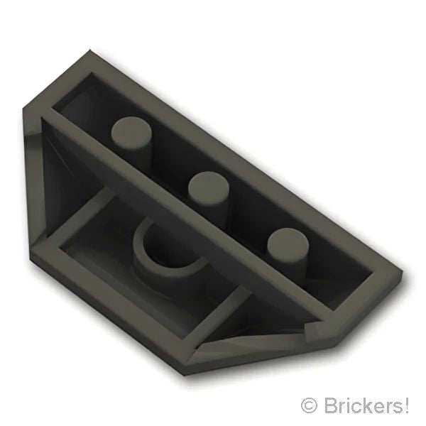 LEGOR パーツ 4213298/6188706/6301912 ウェッジ トリプル 2 x 4：[Black / ブラック] 47759-026 の商品ページ｜レゴRパーツ バラ売りのブリッカーズ