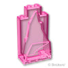 ロック パネル 2 x 4 x 6 - 岩肌：[Tr,Dark Pink / トランスダークピンク]