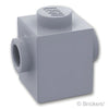 ブロック 1 x 1 - 2面スタッド：[Light Bluish Gray / グレー]