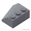 ウェッジ 3 x 3 - スロープ 右：[Dark Bluish Gray / ダークグレー]