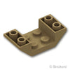 スロープ インバート ダブル 45° 4 x 2：[Dark Tan / ダークタン]