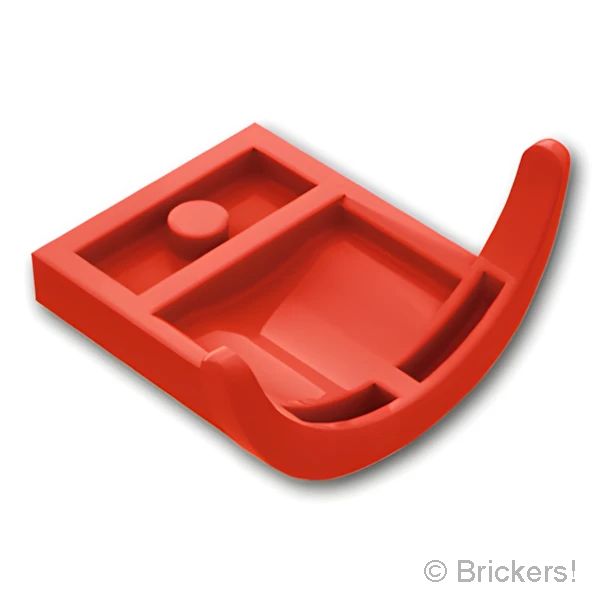 LEGOR パーツ 6464072 ビークル カー マッドガード 3 x 3 x 1 - アーチラウンド：[Red / レッド] 49097-021 の商品ページ｜レゴRパーツ バラ売りのブリッカーズ