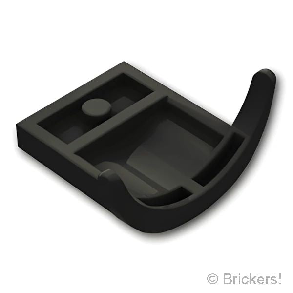 LEGOR パーツ 6255875 ビークル カー マッドガード 3 x 3 x 1 - アーチラウンド：[Black / ブラック] 49097-026 の商品ページ｜レゴRパーツ バラ売りのブリッカーズ