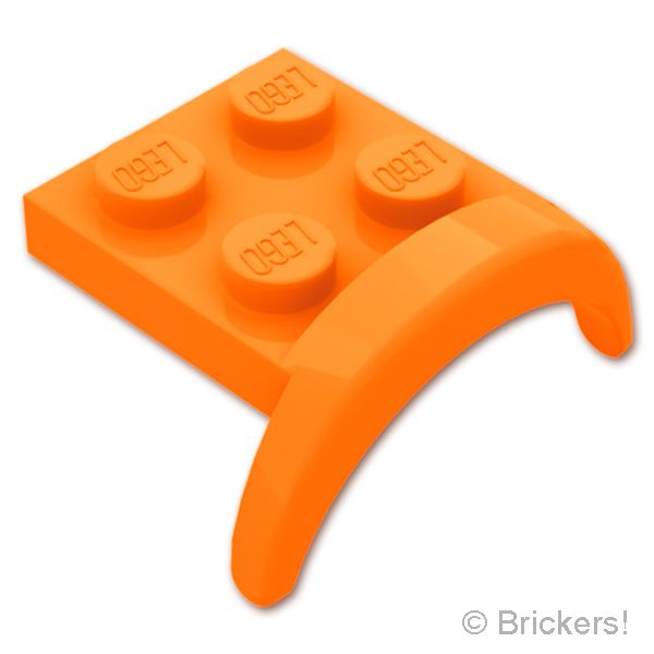 LEGO® パーツ 6527032 ビークル カー マッドガード 3 x 3 x 1 - アーチラウンド：[Orange / オレンジ] 49097-106 