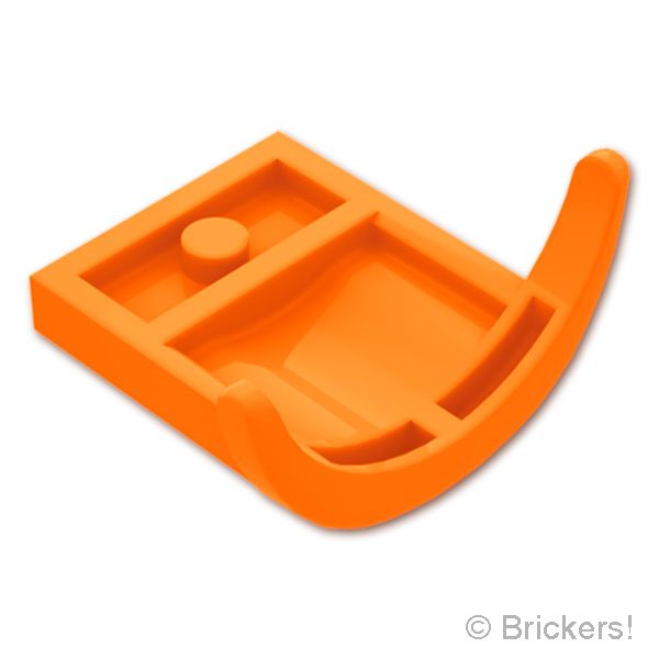 LEGO® パーツ 6527032 ビークル カー マッドガード 3 x 3 x 1 - アーチラウンド：[Orange / オレンジ] 49097-106 