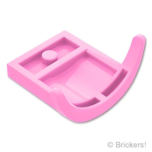 LEGO® パーツ 6518735 ビークル カー マッドガード 3 x 3 x 1 - アーチラウンド：[Dark Pink / ダークピンク] 49097-221 の商品ページ｜レゴRパーツ バラ売りのブリッカーズ