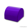 スロープ カーブ ダブル 1 x 1 x 2/3：[Dark Purple / ダークパープル]
