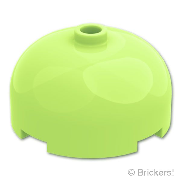 LEGO® パーツ 6546047 ブロック ラウンド 3 x 3 x 1 1/3 - ドームトップ：[Yellowish Green / イエローイッシュグリーン] 49308-326 