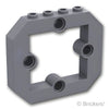 パネル 1 x 6 x 4 1/3 - 4ピンホール：[Dark Bluish Gray / ダークグレー]
