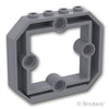 パネル 1 x 6 x 4 1/3 - 4ピンホール：[Dark Bluish Gray / ダークグレー]