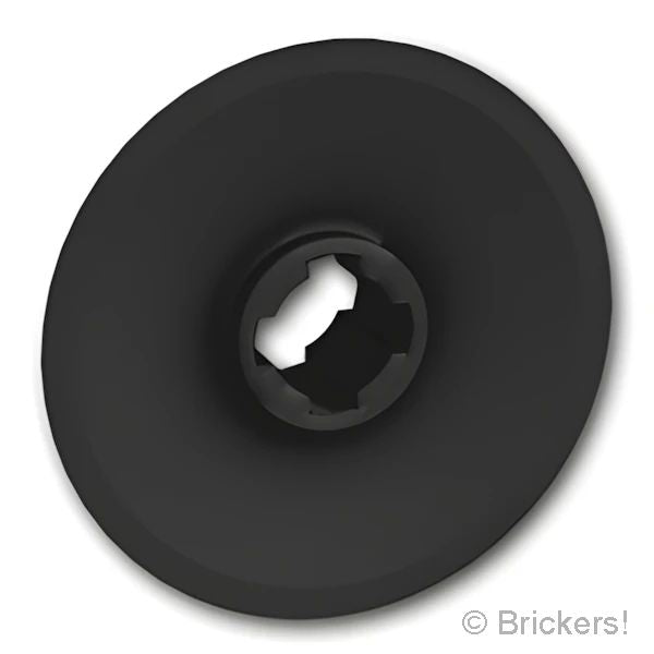LEGOR パーツ 4227006/4295370 トレイン ホイール - スモール / 軸穴：[Black / ブラック] 50254-026 の商品ページ｜レゴRパーツ バラ売りのブリッカーズ