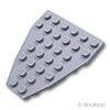 ウェッジ プレート 7 x 6 - スタッドノッチ：[Light Bluish Gray / グレー]