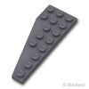 ウェッジ プレート 8 x 3 - 5角形 右：[Dark Bluish Gray / ダークグレー]