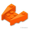 ウェッジ 3 1/2 x 4 - スタッドノッチ：[Orange / オレンジ]